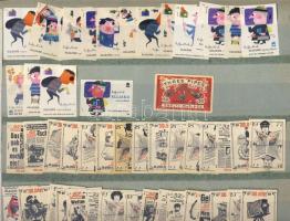 475 db csehszlovák gyufacímke szépen feldolgozva