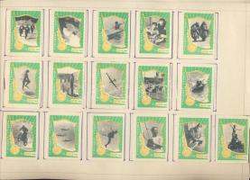 650 db-os magyar gyufacímke-gyűjtemény