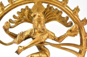 Siva réz szobor, m: 22,5 cm