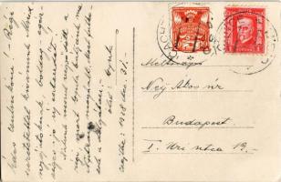 1928 Csejte, Cachtice; vár / Hrad / castle. photo