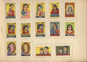 795 db-os szép indiai gyufacímke-gyűjtemény