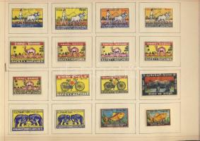 795 db-os szép indiai gyufacímke-gyűjtemény