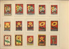 795 db-os szép indiai gyufacímke-gyűjtemény