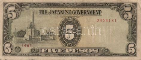 Fülöp szigetek 1969. 5P, 10P T:I + 1970. 10P T:I + Fülöp-szigetek / japán megszállás 1943. 5P speciális USA ellenbélyegzővel T:II