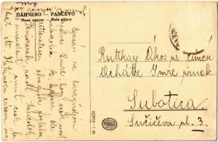 Pancsova, Pancevo; tér, gyógyszertár / mala pijaca / square, pharmacy  (Rb)