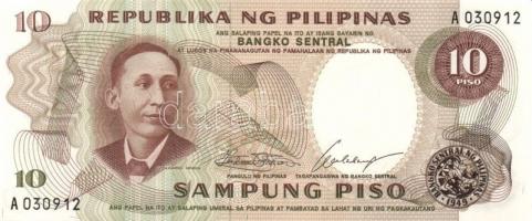 Fülöp szigetek 1969. 5P, 10P T:I + 1970. 10P T:I + Fülöp-szigetek / japán megszállás 1943. 5P speciá...