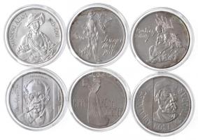 1976. 200Ft Ag (6xklf) "Festők I. / Derkovits, Szinyei, Munkácsy" "PRÓBAVERET" s...