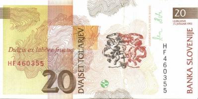 Jugoszlávia 1978. 1000D + Szlovénia 1990. 1T, 2T + 1992. 10T, 20T + Makedónia 1992. 10D, 25D, 50D T:...