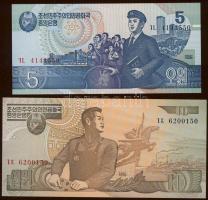 Kambodzsa 1987. 5R, 10R pár! + Kína/Tajvan/Matsu 1976. 10Y + Észak-Korea 1998. 5W, 10W + Laosz/Népkö...