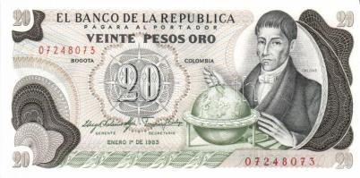 Ghana 1980.7.2. 50C T:I + Kolumbia 1983.1.1. 20P(2x) T:I