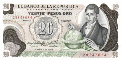 Ghana 1980.7.2. 50C T:I + Kolumbia 1983.1.1. 20P(2x) T:I