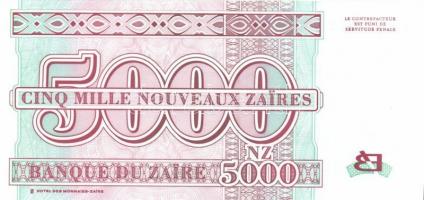 Zaire 1995.1.30. 5000NZ + Szudán 1989. 100Ł + Ruanda 2003. 100Fr + Szomália/Mogadishu 1991. 50NSh + ...
