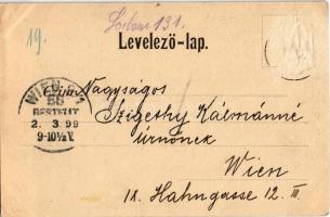 1899 Hermánd, Hermanecz, Harmanec; Akvadukt (csatornahíd), vízvezeték, papírgyár, mauzóleum / aquedu...