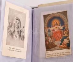 Kb 150 db szentkép berakóban Közötte lithok is