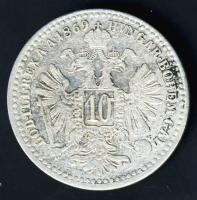 Ausztria 1715. 6Kr Ag T:3/4 + 1869. 10Kr Ag T:3