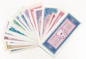 32db-os vegyes külföldi bankjegy tétel, közte Amerikai Egyesült Államok, Franciaország, Szlovákia, T...