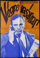 1983 Végre vasárnap, francia bűnügyi film plakátja, ofszet, hajtogatva, jó állapotban, 56×39 cm