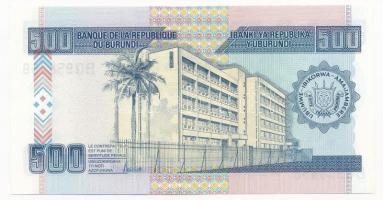 Burundi 2011. 500Fr T:I
Burundi 2011. 500 Francs C:UNC