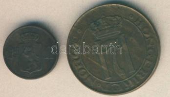 Norvégia 1897. 1ö + 1921. 5ö T:3