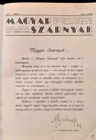 1938 Magyar Szárnyak. Szerk.: Jánosy István. 1. évf. 1-6. szám. Teljes első évfolyam. Bp., Elbert és...