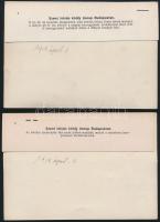 1914 Csernoch János hercegprímás a Szent István napi körmeneten, 2 db korabeli sajtófotó hozzátűzött...