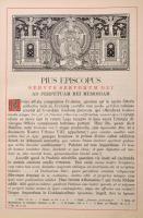 Psalterium breviarii Romani. Regensburg - Róma, 1912, Friedrich Pustet. Sérült gerincű bőrkötésben