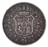 Spanyolország 1850RD 1R Ag "II. Izabella" (1,25g) T:2
Spain 1850RD 1 Real Ag "Isabel...