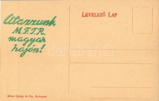 A Magyar Királyi Folyam- és Tengerhajózási Részvénytársaság (MFTR) Erzsébet királyné termes gőzöse; ...