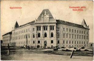 1915 Gyulafehérvár, Alba Iulia; Törvényszéki palota és fogház / Justiz-Palais / court, jail, prison (Rb)