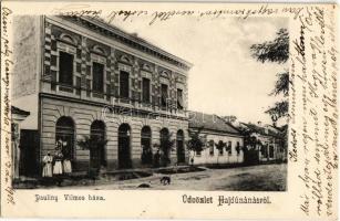 1904 Hajdúnánás, Pauliny Vilmos háza és üzlete