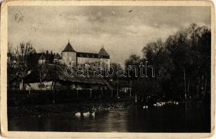 Marosvécs, Wetsch, Brancovenesti; Kemény várkastély / castle (kopott sarkak / worn corners)