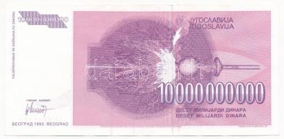Jugoszlávia 1993. 10.000.000.000D T:I-
Yugoslavia 1993. 10.000.000.000 Dinara C:AU