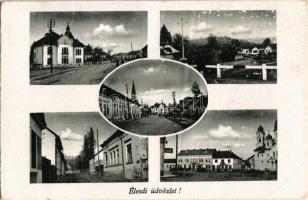 Élesd, Alesd; mozaiklap / multi-view postcard (EK)