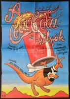 1985 A Coca Cola kölyök, ausztrál film plakátja, hajtott, 82×56 cm