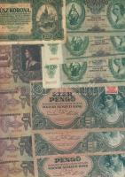 175db bankjegy, főleg pengő, benne "V.H." T:II,III,IV (kevés)