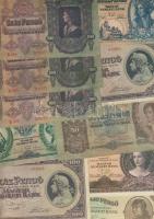 175db bankjegy, főleg pengő, benne "V.H." T:II,III,IV (kevés)