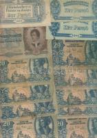 175db bankjegy, főleg pengő, benne "V.H." T:II,III,IV (kevés)