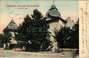 1906 Verőce, Nógrád-Verőcze; Erzsébet lak. Wawrik Géza tulajdona