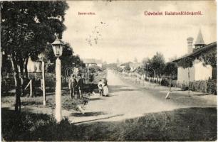 1907 Balatonföldvár, Imre utca. Gerendai Gyula kiadása (EK)