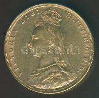 Nagy-Britannia 1891. 1S Au Viktória 7,9881g T:2-/3+ kis ph