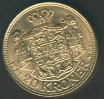 Dánia 1916. 20K Au X.Krisztián 8,9606g T:2
