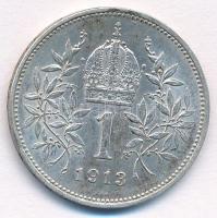 Ausztria 1913. 1K Ag "Ferenc József" T:1-
Austria 1913. 1 Corona Ag "Franz Joseph&qu...