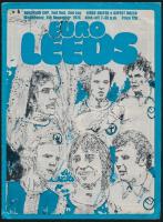 1974 Leeds United - Újpesti Dózsa (2:1) labdarúgó mérkőzés meccsfüzete 12p. / Football match programme