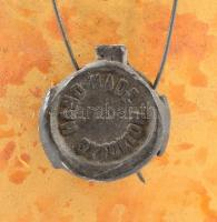 Görög mázas kerámia váza, múzeumi replika, apró kopásokkal, m: 13,5 cm