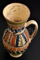 Antik bokály, máz hiánnyal, lepattanásokkal, m: 20 cm