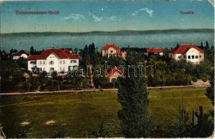 Balatonszemes-fürdő, nyaralók (kopott sarkak / worn corners)