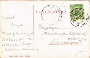 1909 Hatvan, Állami elemi iskola. W. L. (?) 941. Kiadja Jatzkó Lajos