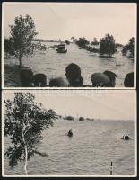 1965 Komárom árvízi fotók 9x12 cm