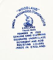 2 db Woodland tányér, jelzett, levonóképes, hibátlan, d: 24,5 cm (2×)