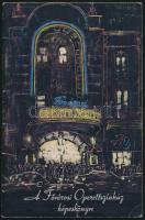 1964 Az Operettszínház képeskönyve, sok képpel és nyomtatott aláírásokkal